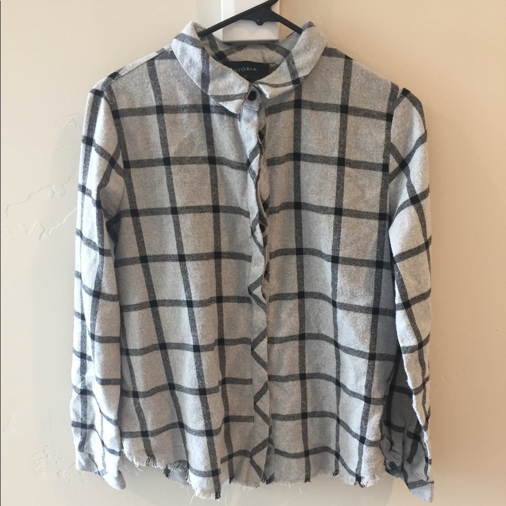 Grey flannel blouse